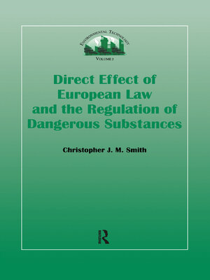 cover image of Direct Effect of European Law